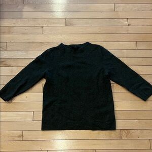 Talbots Green Cashmere elbow long sweater. Fits like a small - some pulling